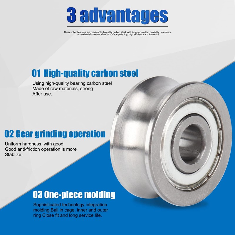Gzhaimai Pack of 30 U624ZZ Ball Bearings / 4 x