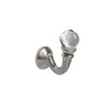 SPEEDY Accessories Crystal Palma Curtain Tie Back Hooks, Satin Silver,
