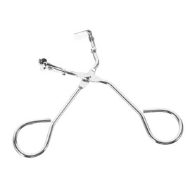 Vaguelly Portable Stainless Steel Eyelash Curler Compact Eyelash Makeup Tool for Effortless Curling Durable Easy to Use for Daily Makeup Application Black Grip