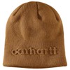 Carhartt Men's Knit Embossed Beanie, Carhartt Brown, One Size