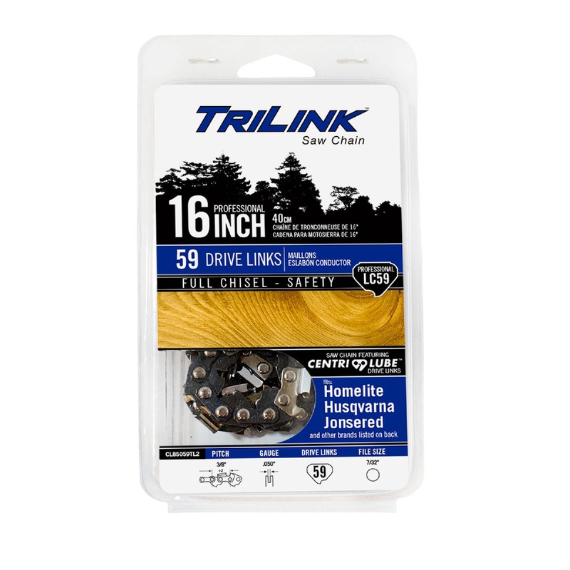 Trilink CL85059TL2 Chain Loop 3/8 STD Chisel 050 59DL, Black
