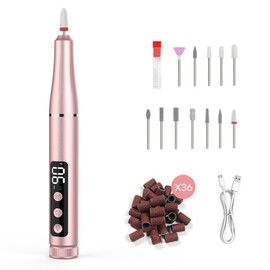 NICEUN Cordless Nail Drill Gel Nail Removal Self-Off Nail Grinder UV Lamp Nail Care Device M9, 1 Piece, Pink / NICESUN 무선 네일 드릴 젤네일 제거 셀프 오프 손발톱 그라인더 uv램프 네일 케어 기기 M9, 1개, 핑크