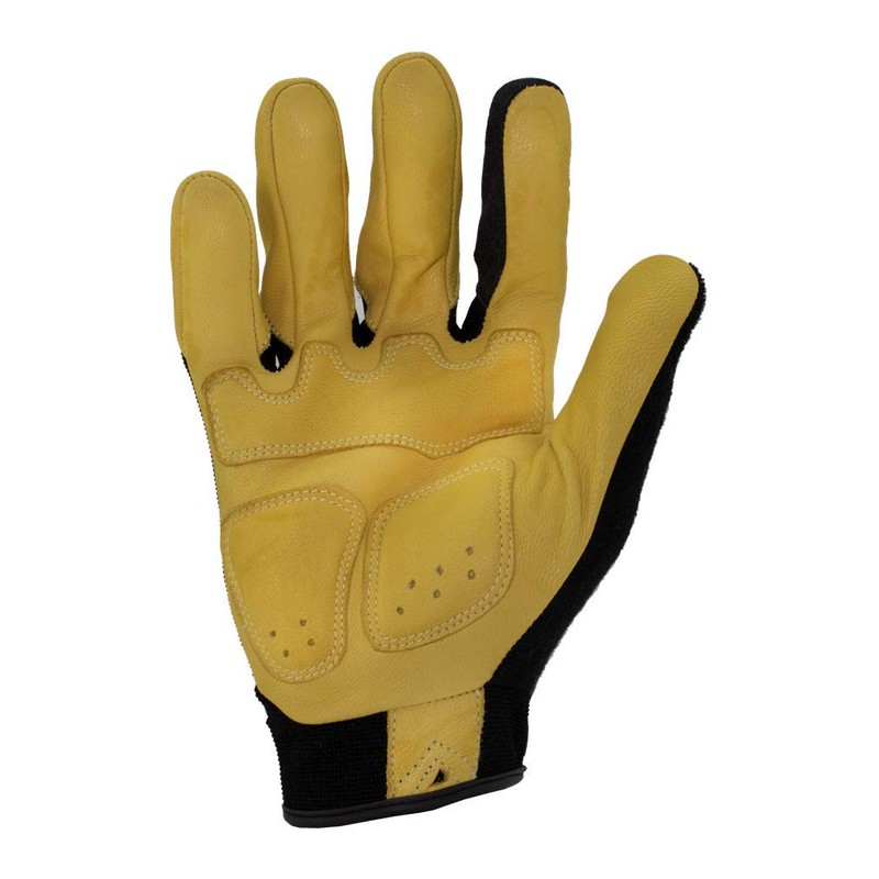 Ironclad Impact Leather Glove, Small, Black