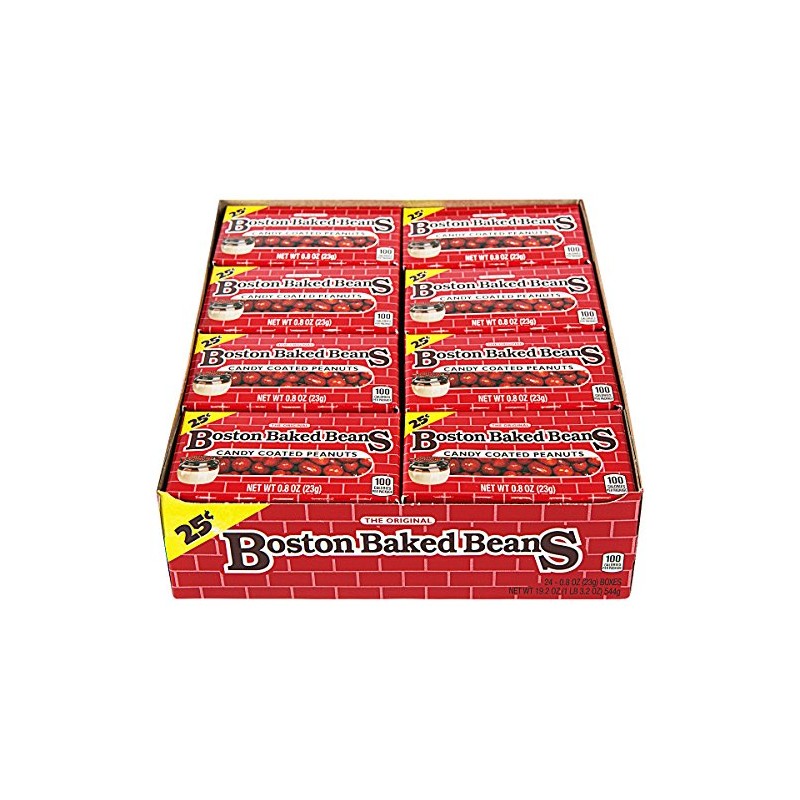 Boston Baked Beans Candy 0.8 oz Box (24 Boxes)
