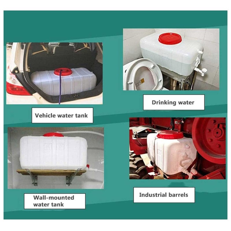 SXKJDM Large Plastic Water Storage Tanks Emergency Water Storage 50L/80L/110L/200L