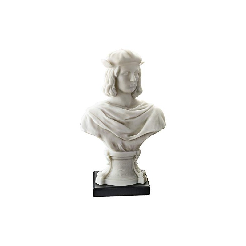 Design Toscano Italian Renaissance Master Bust: Raphael, White