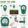 EBQOSK 3 in 1 Soil Tester, Moisture/PH/Fertility for Garden &
