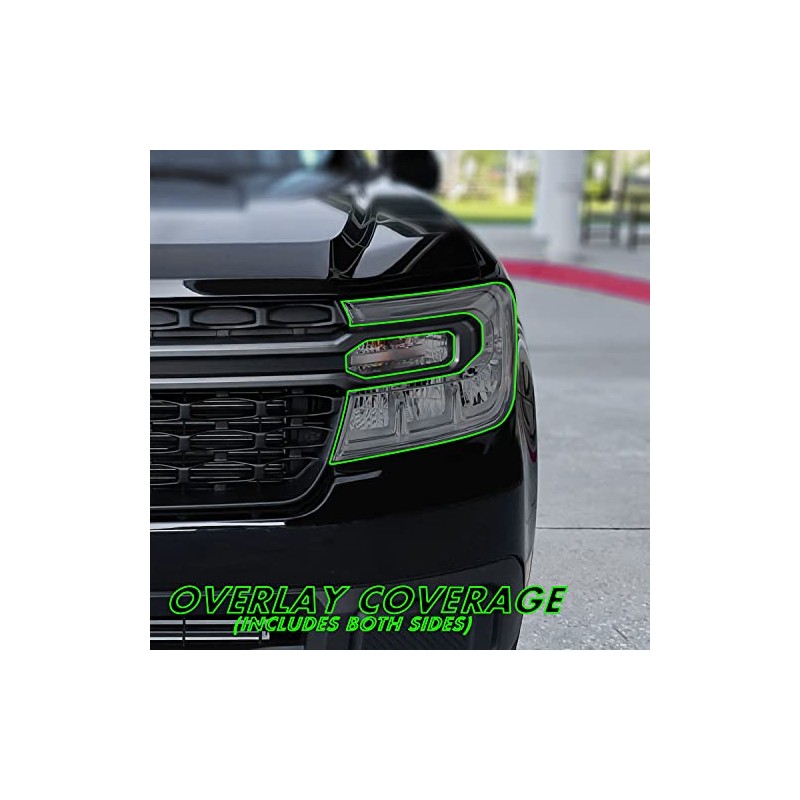 SlickMod PreCut Vinyl Smoke Tint for 2022-2023 Ford Maverick Headlight