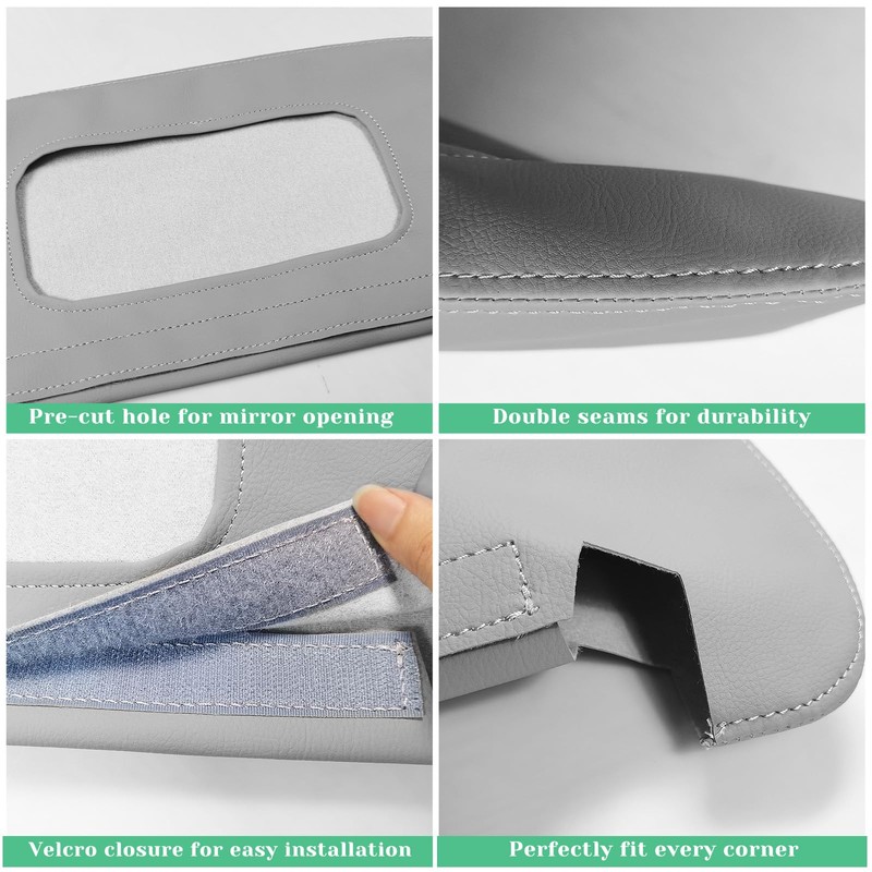 VKGUG 2PCS Sun Visor Cover Protector Compatible with Dodge Ram