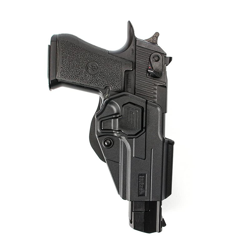 [LayLax] [CQC Holster for Desert Eagle] [Right] [Black] DE.50AE Polymer