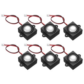 QUARKZMAN Pack of 6 Speakers 3 Watt 4 Ohm Mini Speakers Micro Speakers with JST-PH2.0 Interface for Small Electronic Projects Advertising Machines LCD TV Monitors