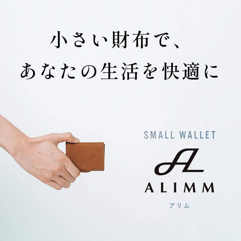 ALIMM Mini Wallet, Men's, Mini Wallet, Small Wallet, Compact Wallet,