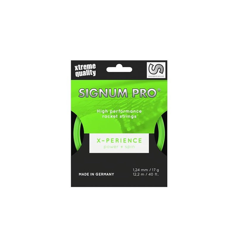 Signum Pro Unisex - Adult Xperience String Set 12m Neon