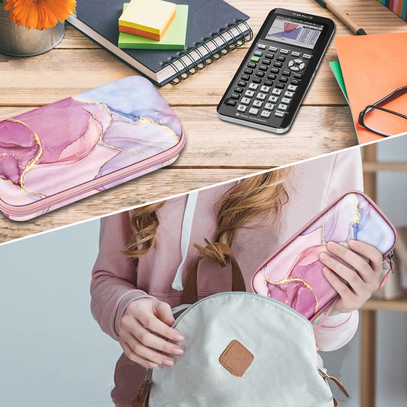 Graphing Calculator Carrying Case for TI-84 Plus CE, Fintie Hard