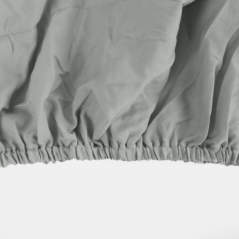 Brentfords Single Fitted Sheet Grey, Deep Fitted Sheet Bed Cover