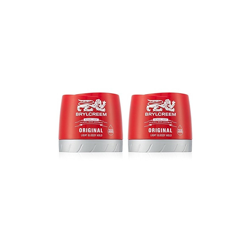 Brylcreem Original Light Gloss Hold Men's Hair Styling Cream Red