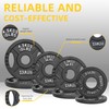 Fitvids Olympic Cast Iron 2-Inch Weight Plate for Strength Training