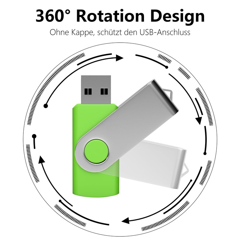AreTop USB Sticks, 4 GB, Pack of 20, USB 2.0