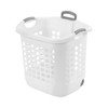 Sterilite 1.75 Bushel Ultra™ Wheeled Laundry Basket Plastic, White, (Pack