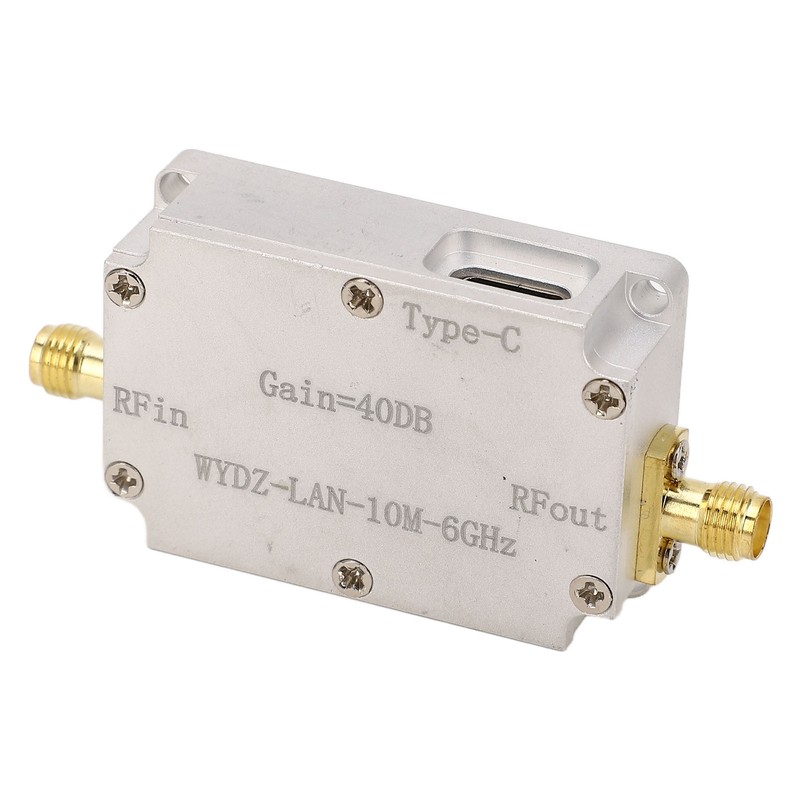 Low Noise Amplifier 40DB Gain 10M To 6GHz Precise Transmission