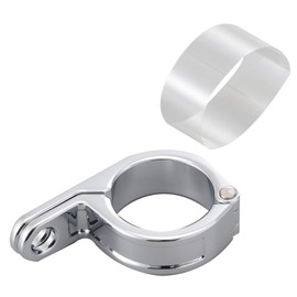 Daytona 69369 Motorcycle Turn Signal Stay, 1.5 inches (39 mm) Fork Clamp, Mounting Hole 0.4 inches (10 mm), Multi Fork Clamp, Chrome, 1 Piece