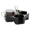 Alba Universal Capsules Dispenser Aluminium Metal Grey and Black, Aluminium,