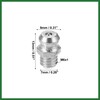 Motoforti 100 Pcs M6x1 Grease Nipple Fitting Straight 180 Degree