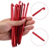 10pcs Tent Peg, 16 cm/6.29 Inches Aluminium Outdoor Camping Hiking