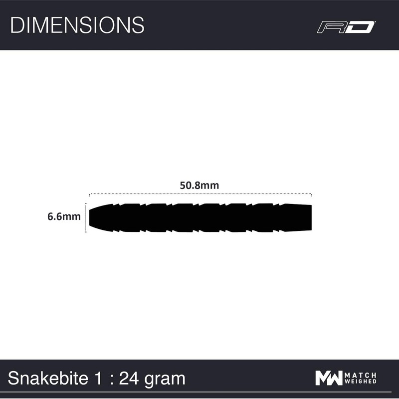 RED DRAGON Darts – Peter Wright Snakebite 1 Series 24g