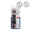 Derwent Charcoal Drawing Sampler Pack with Eraser and Sharpener, Professional