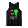 Outer Space Alien Costume Women Tank Top