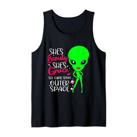 Outer Space Alien Costume Women Tank Top
