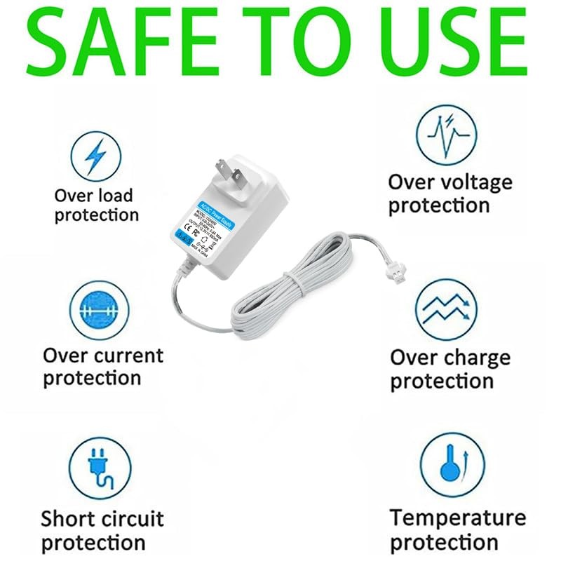 13.3V Power Adapter harger for Somfy Sonesse Wirefree Plug-in Charger