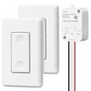 DEWENWILS Wireless Light Switch and Receiver Kit, 15A High Power,