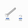 QUARKZMAN 10Set M3x20mm Perno Posizionamento Cilindrico Elastico Albero Acciaio Inossidabile