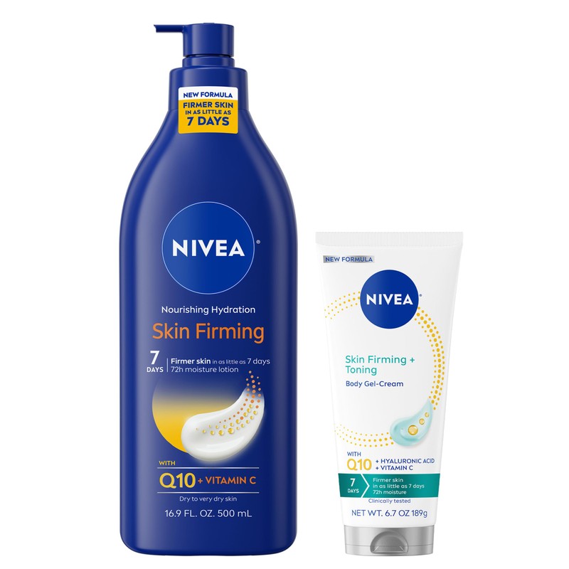 NIVEA Skin Firming Variety Pack with 16.9 Fl Oz Nourishing