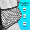 Car Front Seat Organizer Net, Automotive Storage Mesh Pocket for