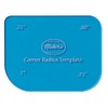 Corner Radius Card Template by Maker's Leather Supply, Blue