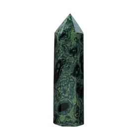 Malachite Crystal Column | Natural Crystals Decoration | Tabletop Ornament Gem Crafts for Desk Decoration Home Studio Car Cabinet Showcase