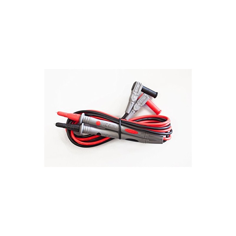 Peak Tech 1 Pair Flexible Multimeter Test Leads 120cm, Safety