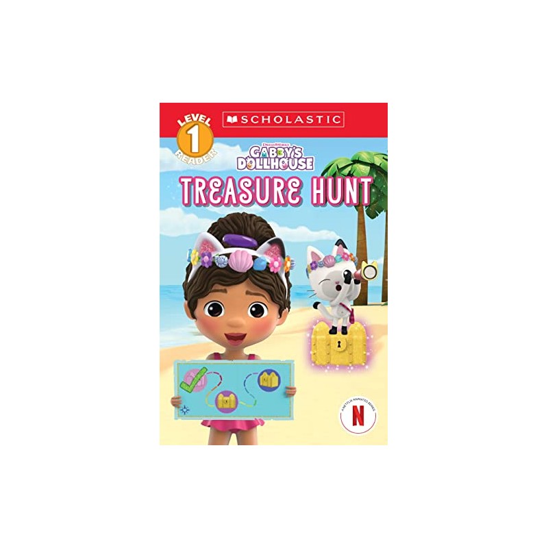 Treasure Hunt (Gabby's Dollhouse: Scholastic Reader, Level 1 #3)