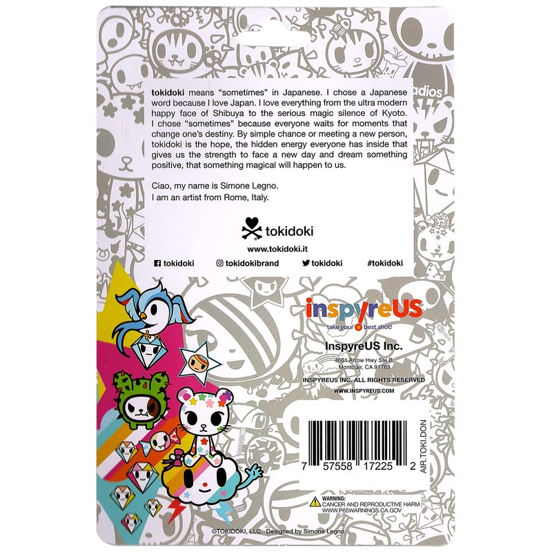 Tokidoki Air Freshener - Donutella - (Vanilla Scent), Pink