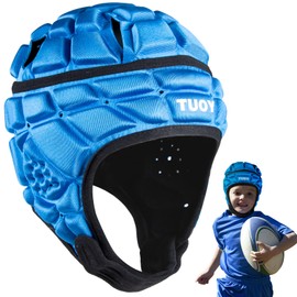TIAXU TIAXU Rugby Helmet - Soft Padded Headgear 7v7 Flag Football Headguard Soccer Head Protection Protective Soft Helmet Football for Youth & Adult