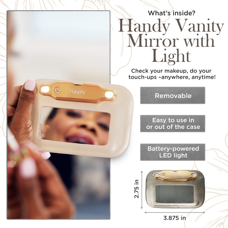 OFT 2024 LITTMINI Lighted Mirror Case - Small Makeup Bag