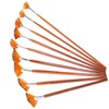 9Pcs Painting Brush Set Nylon Wool Fan shaped Watercolor Acrylic