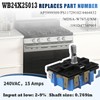 WB24X25013 Electric Range Infinite Control Switch Replace for GE, WB24X25013