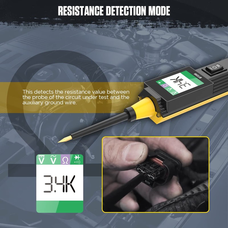 AUTOOl Power Circuit Probe Short Circuit Tester 6V-30V DC Test