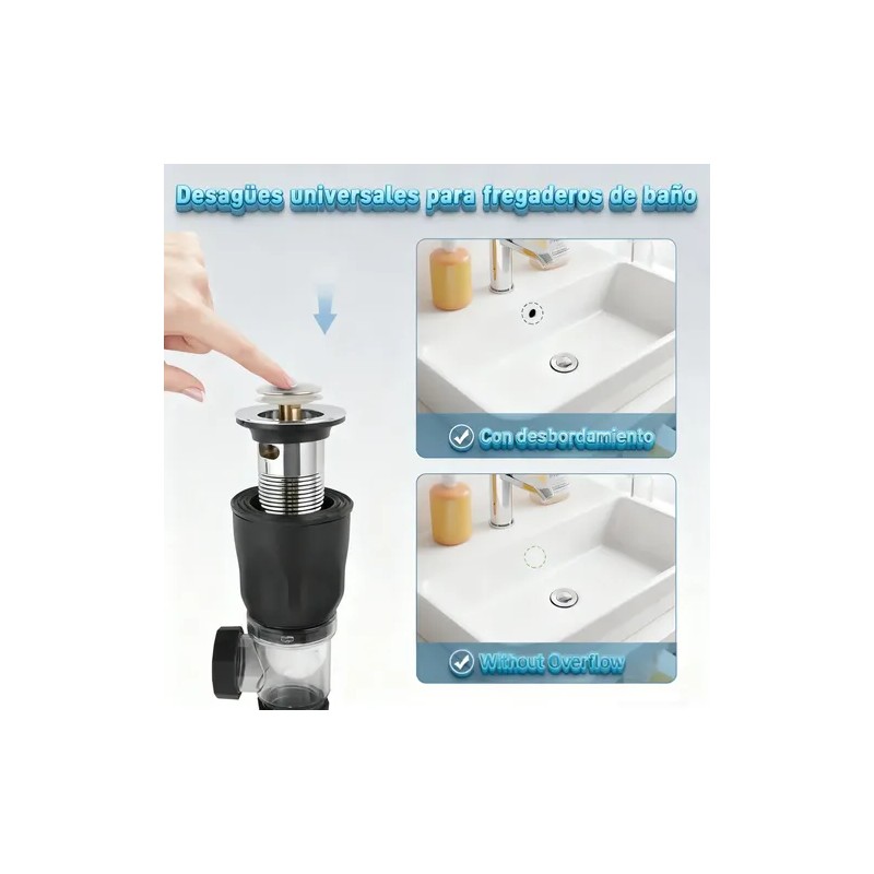 Caspol Con Sistema Antiolor Y Pulsador Automático De Fregado