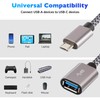 USB to Micro USB Adapter 2 Pack, Unidirectional Micro USB