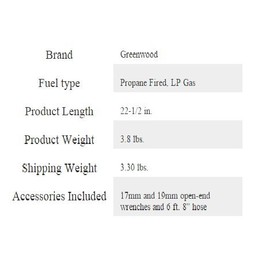 SoB Push Button Igniter Propane Torch Wand Ice Snow Melter Weed Burner Roofing Heavy Duty Weed Burner